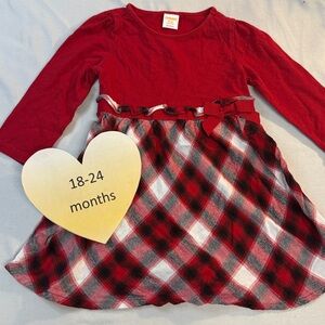 Gymboree Red and Black Plaid Kids Dress